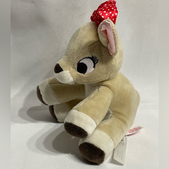 Rudolph the Red Nosed Reindeer Clarice plush baby rattler stuffed animal Christm - Picture 6 of 6